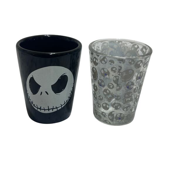 Tim Burton's The Nightmare Before Christmas Inkblots 1.5oz. Mini Shot Glasses 2 - Picture 2 of 7